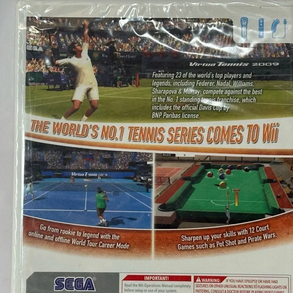 Nintendo Wii Virtua Tennis 2009